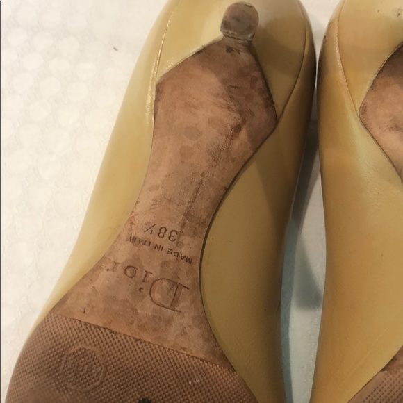 Dior camel leather pumps - Picture 6 of 8